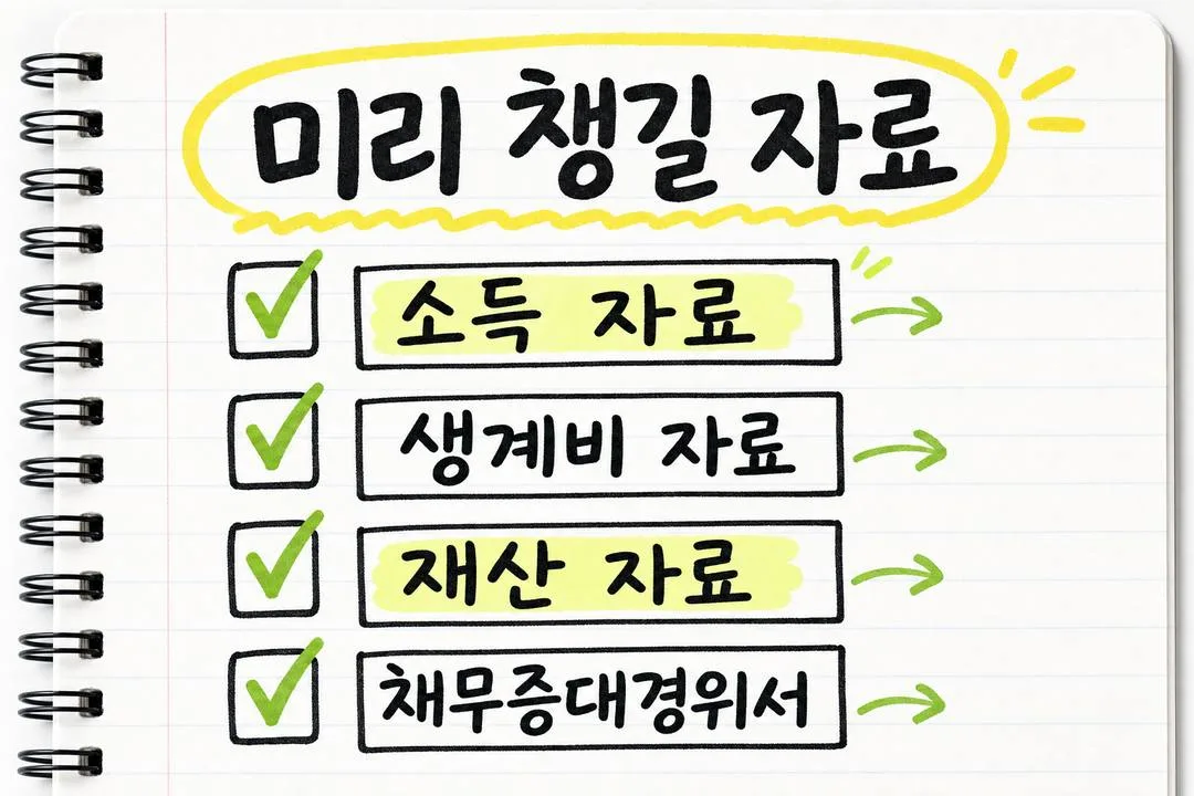 미리 챙길 자료